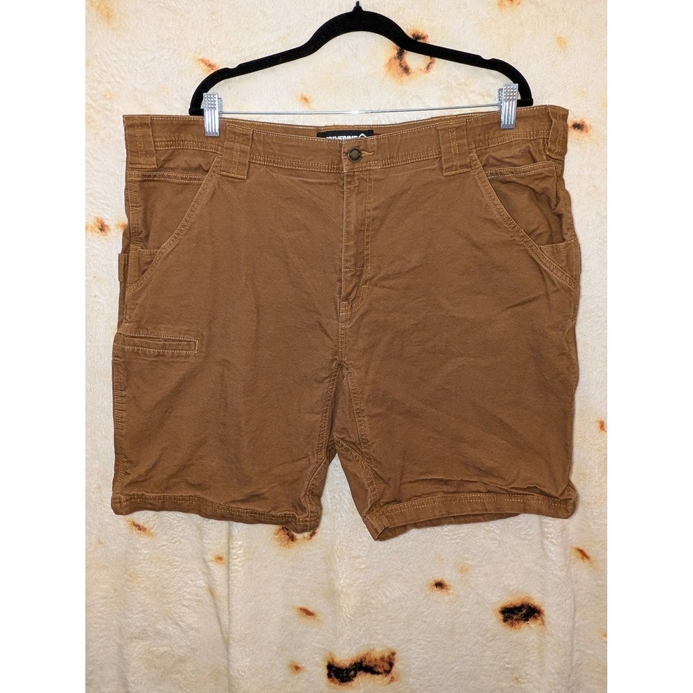 Wolverine Canvas Utility Shorts Mens 42 Brown Carpenter Workwear Outdoor